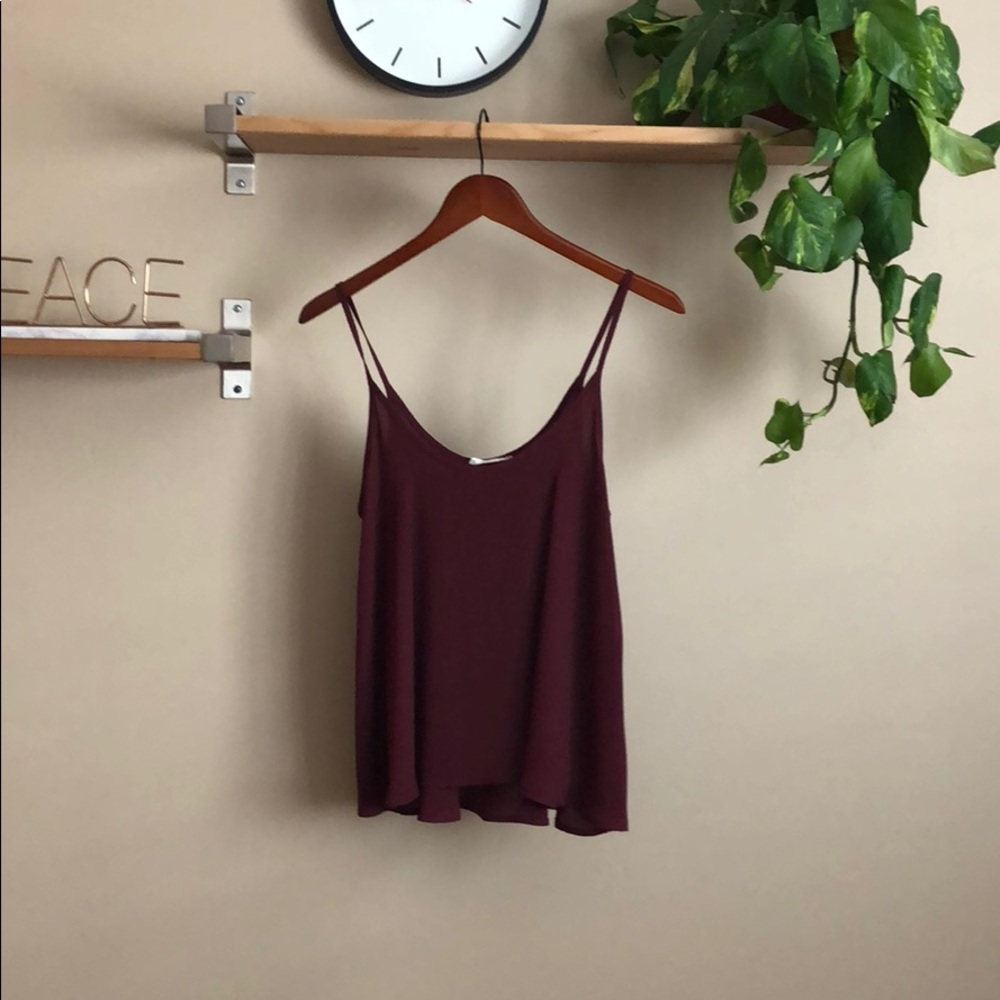 Cranberry Lush Tank Top Size Small